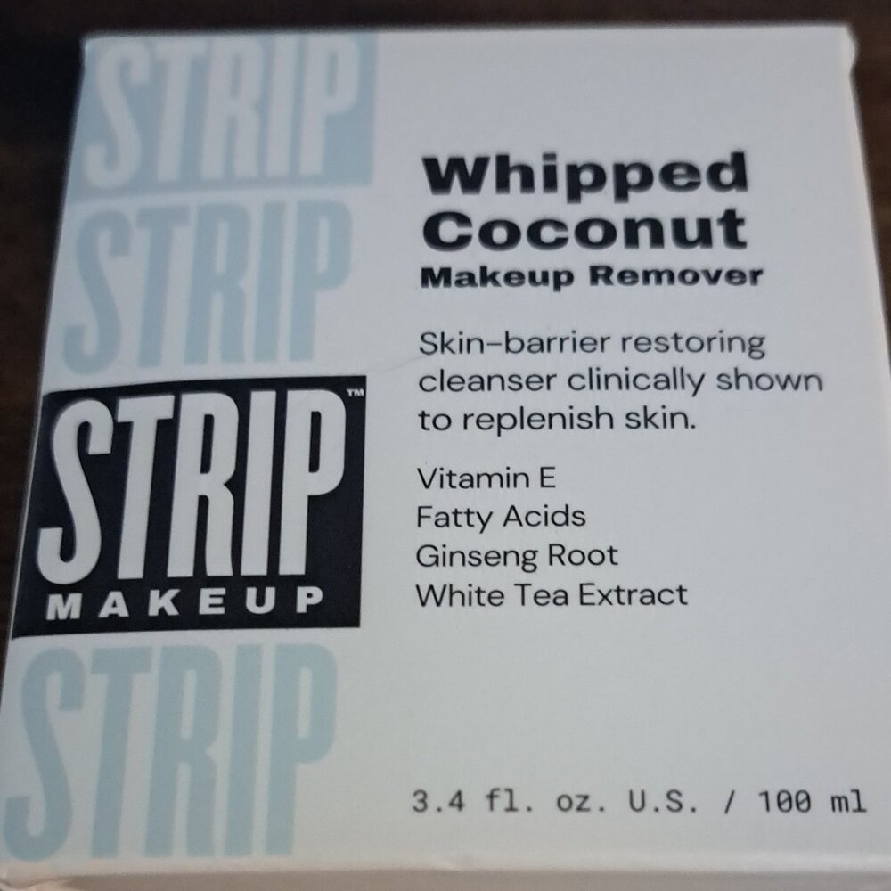STRIP MAKEUP WHIPPED COCONUT MAKEUP REMOVER
